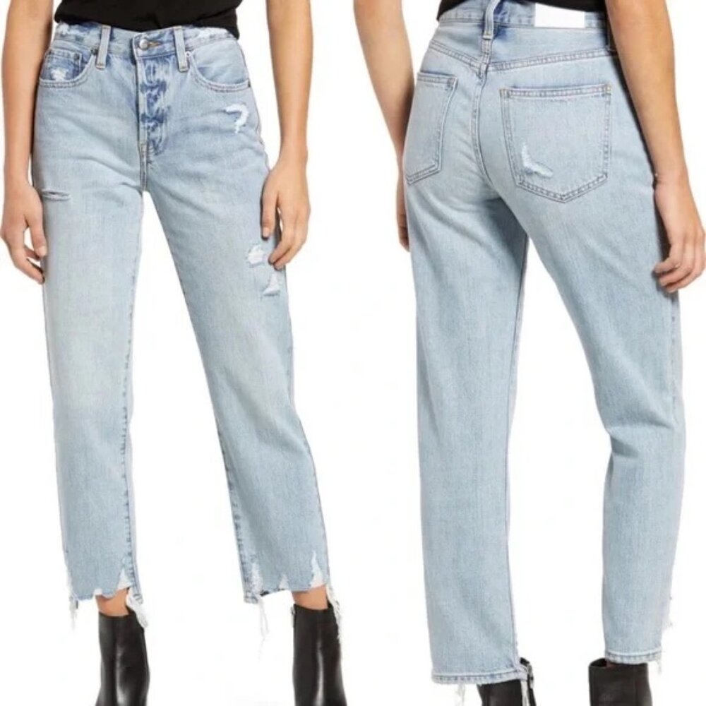 Pistola Charlie High Waist Straight Leg Jeans Size 28